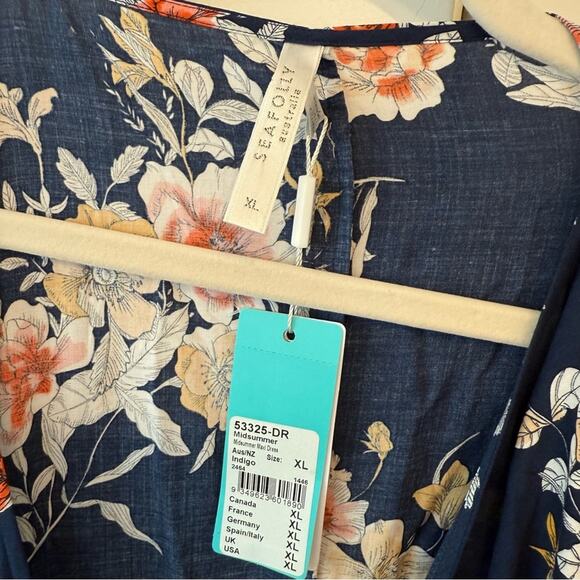 Anthro Seafolly Midsummer Floral Maxi - Picture 8 of 8